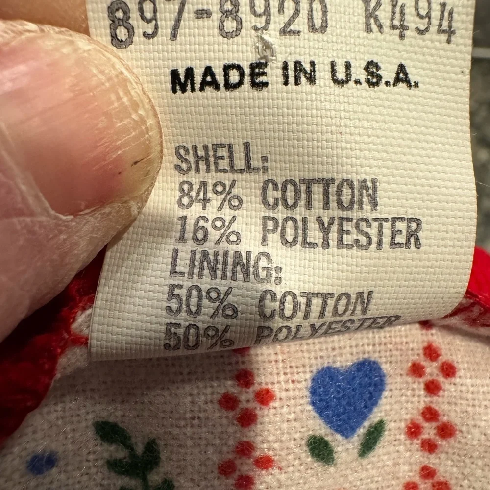 OshKosh B’Gosh Red Corduroy Overalls Size 6 Vintage NWT Lined USA Made